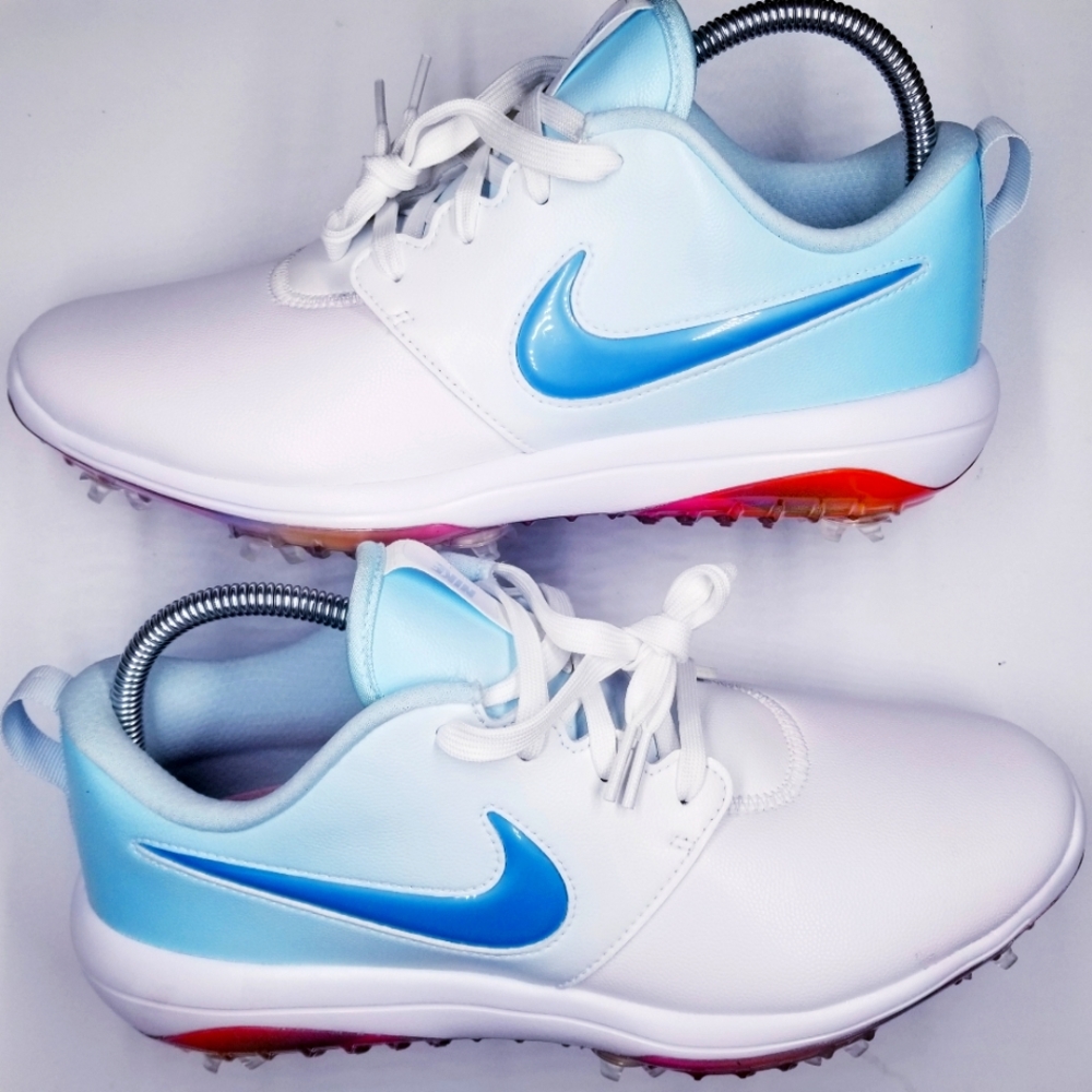 Nike Roshe G Tour NRG Golf BV0659-110 White/Blue Sz 10.5 Women